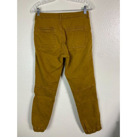 Faherty Womens Mustard Twill Joggers Pants Size 26 Casual Classic 26" Preppy - Picture 2 of 16